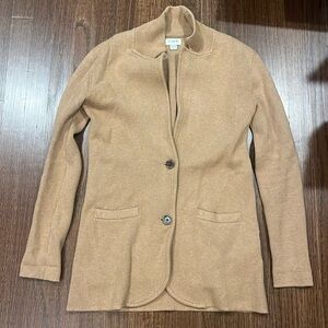 Jcrew sweater blazer Xxsp camel